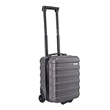 Cabin Max Anode 24L TwinWheel 40x30x20cm Wizz Air Easyjet Underseat Cabin Case (Graphite 40 x 30 x 20)