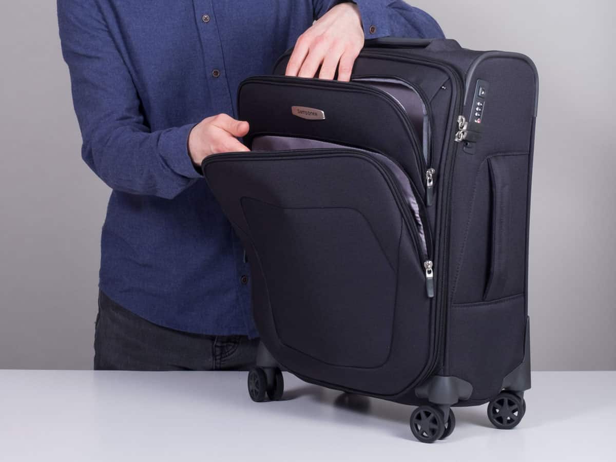 SAMSONITE Grey Soft side Luggage Large