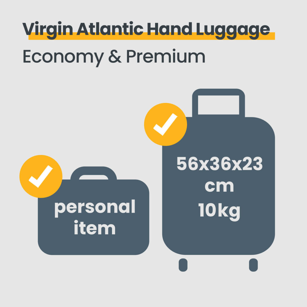 Virgin Atlantic Baggage Allowance & Hand Luggage Tips