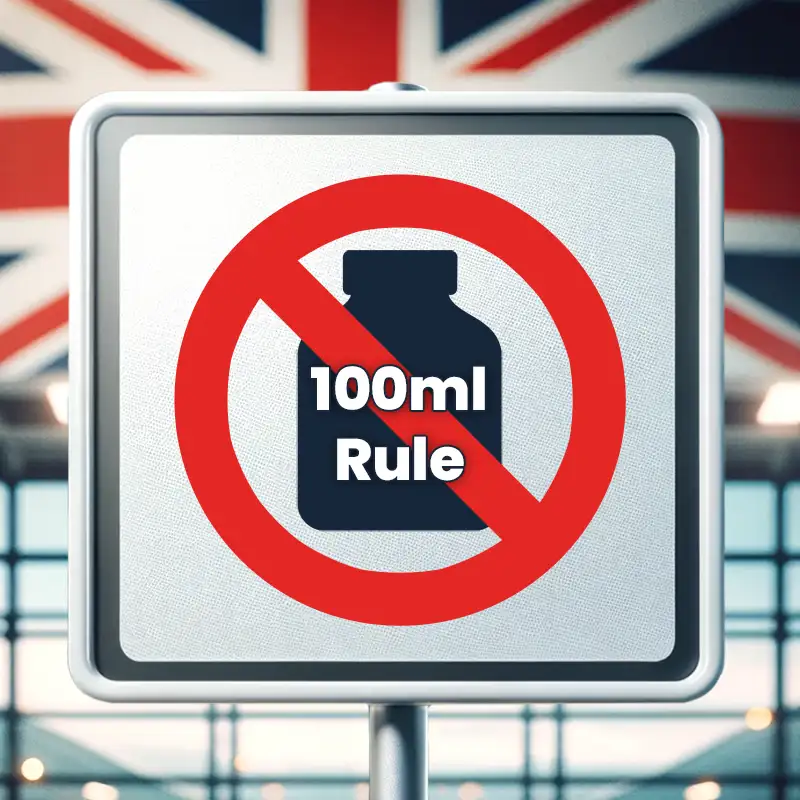 Change to 100ml Rule in UK 2024